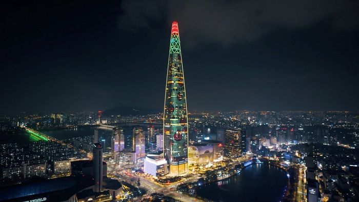 서울 야경 밝히는 롯데월드타워 미디어파사드, 14회 ‘서울시 좋은빛상’ 우수상