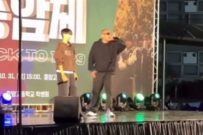 “윤 어게인!”... 래퍼 정상수, ‘尹 모교’ 충암고 축제서 돌발 발언 논란