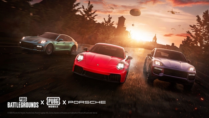 크래프톤, 배틀그라운드×포르쉐 콜라보레이션... 인게임에 ‘포르쉐’ 나온다