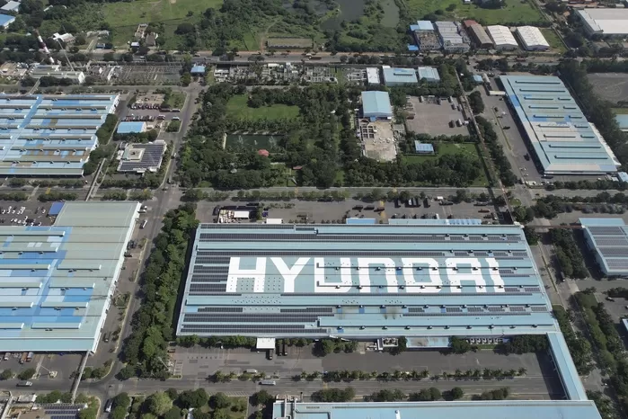 현대차 인도 공장 모습