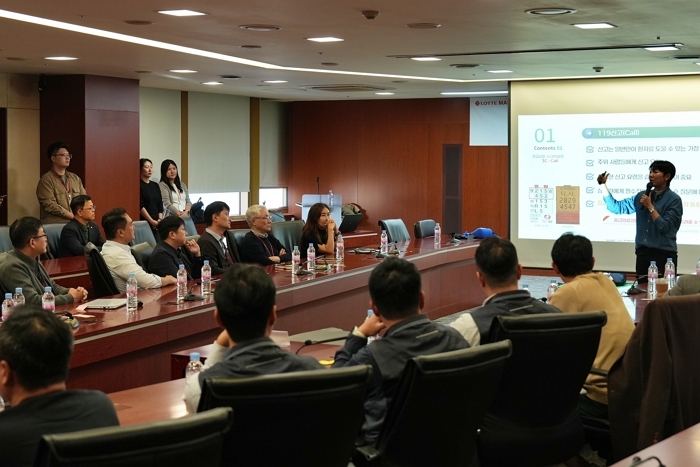 롯데마트·슈퍼, 임원대상 기본인명구조술 교육 실시