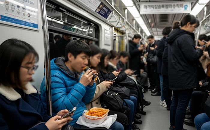 “냄새 때문에 괴로워”... 지하철서 보쌈·순대 먹는 ‘먹방족’에 승객 민원 폭주