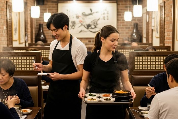 외국인 유학생 ‘알바 성지’된 서울 식당... “시급 1만5천원, 한국 청년은 안 와”