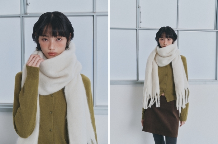 겨울 출근룩 완성!... 이랜드 미쏘, ‘25FW 머플러 컬렉션’ 공개