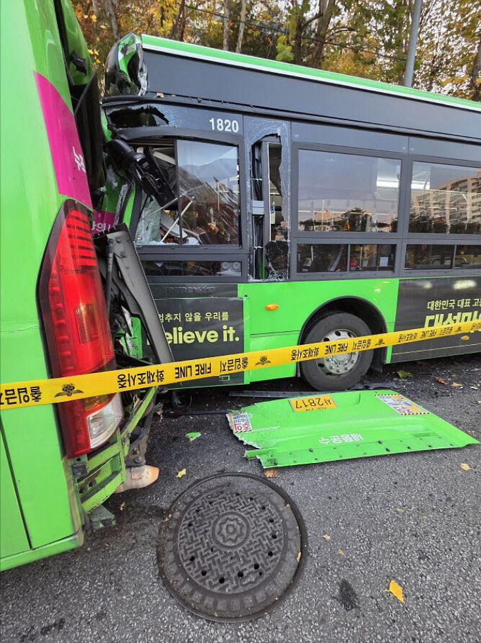 “브레이크 작동 안 했다”더니... ‘양천구 7중 추돌’ 버스기사, 가속페달 밟았다