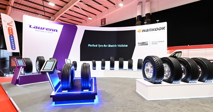 한국타이어, 영국 상용차 박람회서 차세대 트럭·버스 타이어 기술력 공개