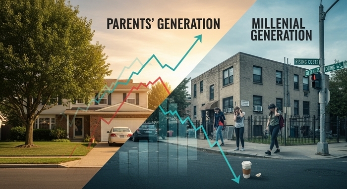 미국 MZ세대, 부모보다 가난한 첫 세대... 세대간 자산 불평등 최대 수준 도달