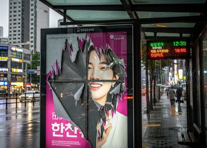 이유 없이 버스안내판 ‘둔기’로 부순 60대 남성... 뜻밖의 정체 밝혀졌다