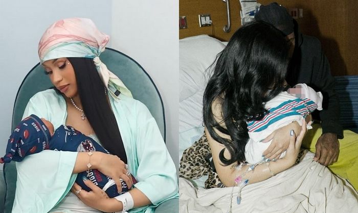 넷째 출산 자축한다며 ‘탯줄’ 도금해 반짝이는 주얼리 만든 카디비 (영상)