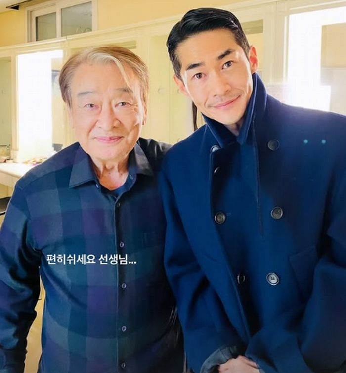 “인생 최고의 영광”...작년 드라마 ‘베스트커플상’ 수상했던 배정남이 올린 故이순재 추모글