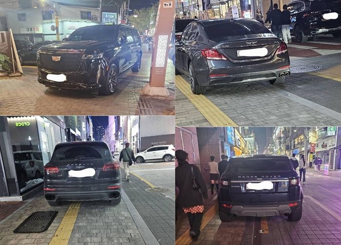 인도 점령한 ‘불법주차 99대’, 한 번에 신고... “시민 영웅” 찬사