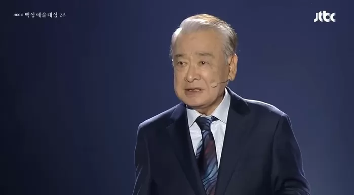 지난해 제60회백상예술대상 시상식에서 특별무대를 꾸민 이순재 / JTBC