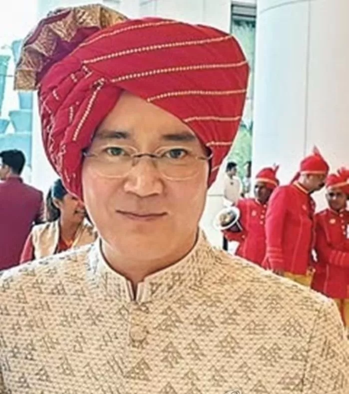 2019년 3월 10일(현지시간) 인도 뭄바이에서 열린 아시아 최고 갑부 무케시 암바니 인도 릴라이언스 인더스트리 회장의 장남 결혼식에 참석한 이재용 삼성전자 회장. 신봉길 ...