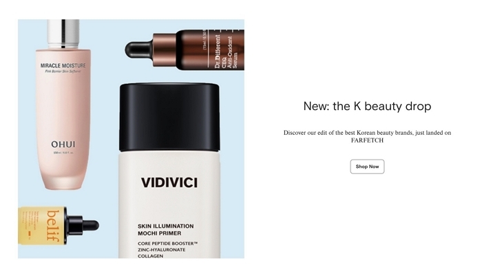 쿠팡, 파페치와 손잡고 K-뷰티 100개 브랜드 190개국 수출 추진한다