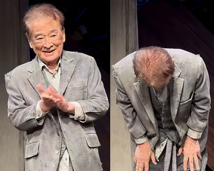 “뒤돌아보고 다시 또 인사”...故 이순재 ‘마지막 무대’ 커튼콜 영상에 ‘울컥’