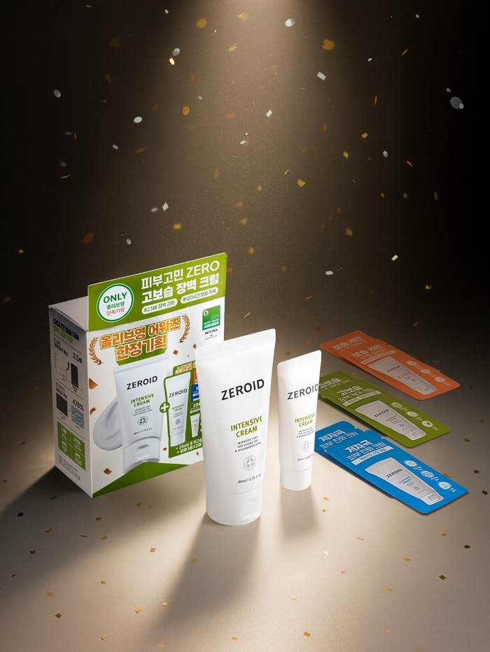 제로이드, ‘2025 올리브영 어워즈’ 크림 부문 수상... K대표 더마 브랜드로서 유럽 시장 공략 본격화