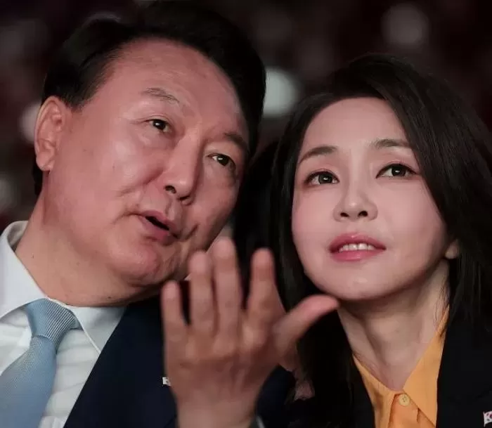 윤석열 전 대통령 부부 / 뉴스1