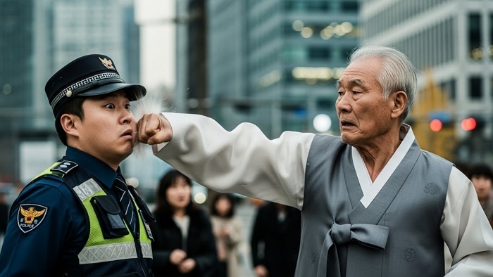 “어린놈의 XX, 내 세금으로 네가”... 경찰 상습 폭행 80대 ‘실형’