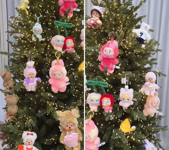 소유진, ‘품절 대란’ 라부부 트리 만들었다... “이게 다 얼마야”