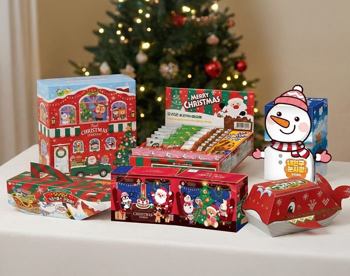[오리온 사진자료] 2. 오리온 2025 크리스마스 어드벤트 캘린더, 과자 선물세트 제품 이미지.jpg