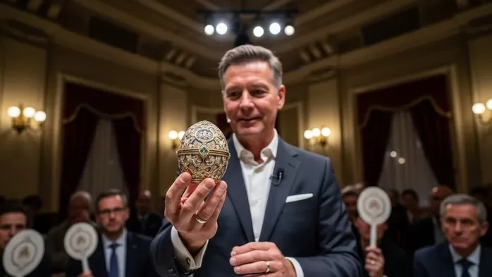 “전 세계 단 50개”... 경매서 444억에 팔린 러시아 황실 보물 ‘파베르제 달걀’