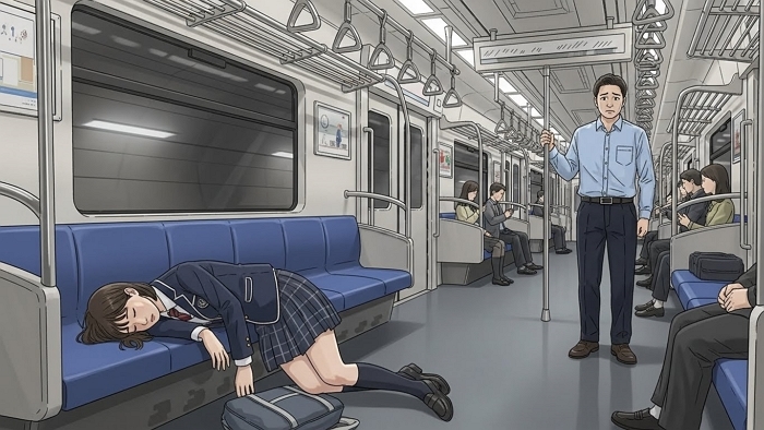 “성추행 신고당할까봐”... 지하철에서 쓰러진 여학생 보고 망설였던 남성의 사연