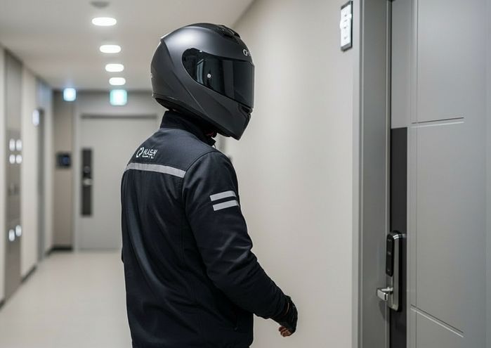 엘베 앞에서 '기침'한 것 불쾌해한 입주민 내린 층수 확인한 배달 기사... 현관문에 소화기 집어던져