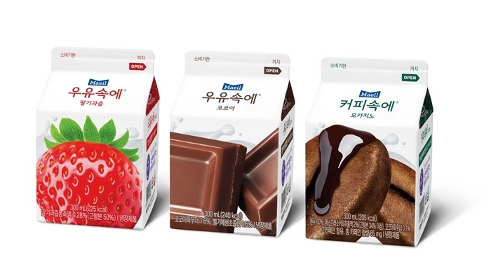 매일유업 우유속에(딸기, 코코아, 커피) 리뉴얼 3종 제품컷.jpg