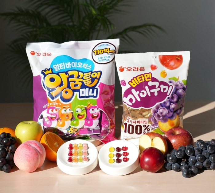 [오리온 사진자료] 오리온 비타민 마이구미 멀티바이오틱스 왕꿈틀이 2종 제품 이미지.jpg