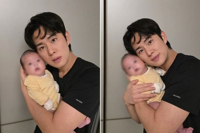 “진짜 똑 닮았다”... ‘엔조이커플’ 손민수, 아들과 함께 찍은 ‘붕어빵’ 투샷 공개