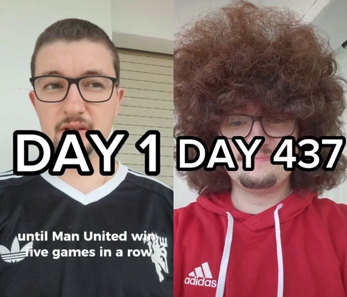 “맨유 5연승 할 때까지 머리 안 자른다” 선언한 축구 팬에게 찾아온 뜻밖의 행운