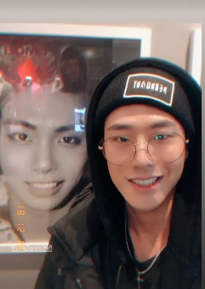 고 종현(왼쪽 액자 사진), 차현승/사진=차현승 인스타그램