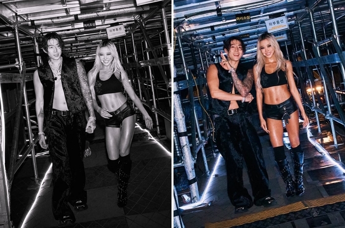 “복근 실화야?” 박재범과 콜라보 무대로 고척돔 집어삼킨 우주소녀 다영