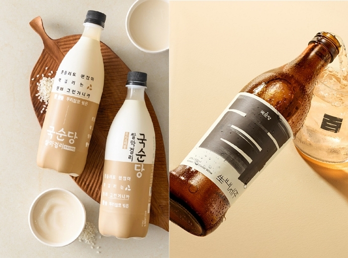 국순당 쌀막걸리, 생백세주 제품 이미지.jpg