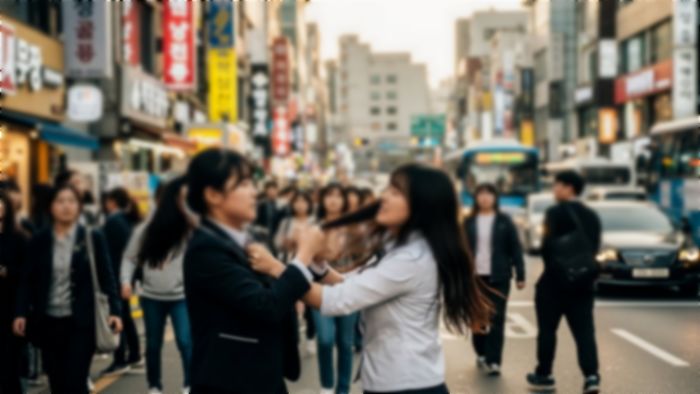 “서열 가리자”... 강남 한복판서 흉기 난투극 벌인 여고생들