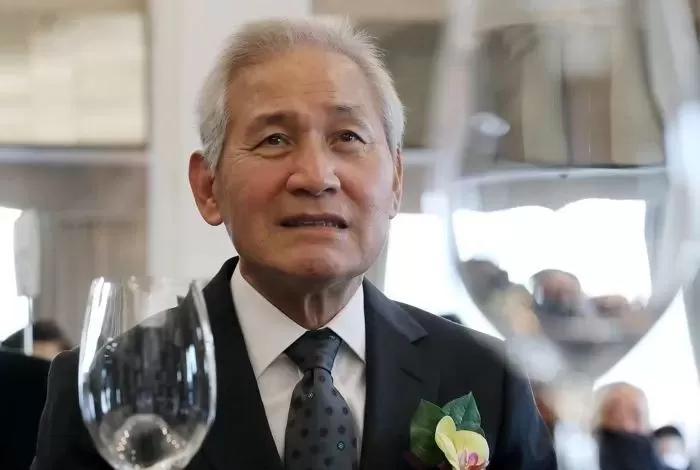 지난 4월 19일 서울 중구 태평로 한국프레스센터에서 수상자 자격으로 참석한 배우 안성기 / 뉴스1