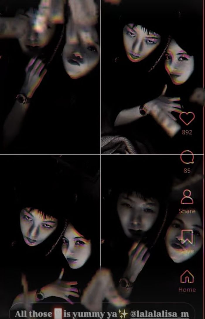 후배 사랑 남다른 지드래곤... 새해부터 함께 사진 찍은 미모의 女가수 정체는