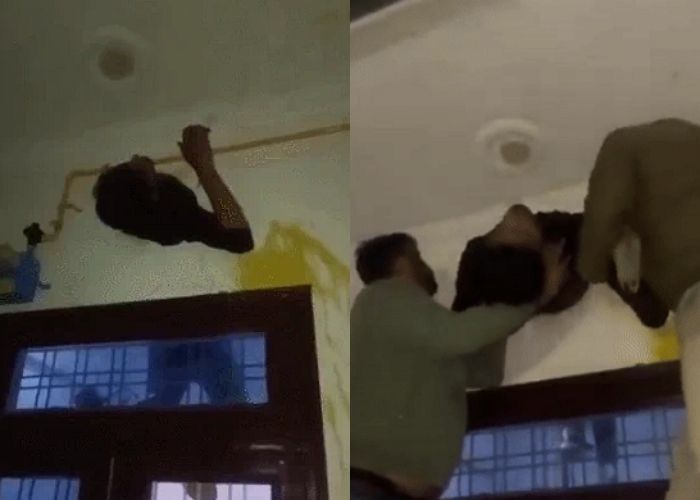 “놓아주지 않으면 해치겠다”... 부엌 환풍구에 낀 절도범 체포