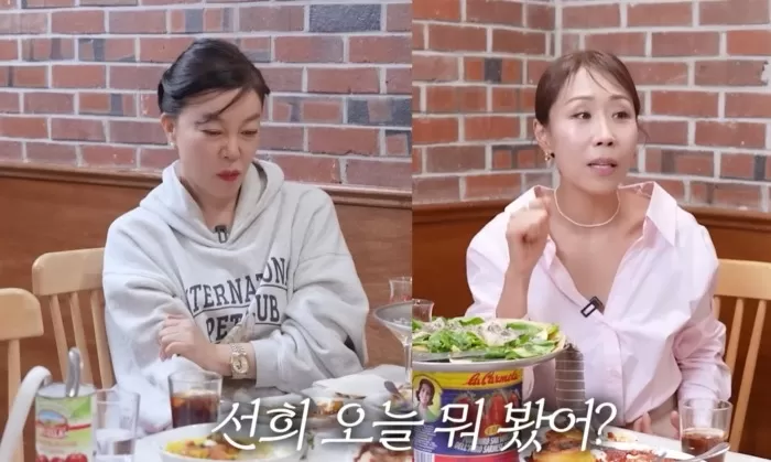 최화정, 정선희. 사진|유튜브 영상 캡처