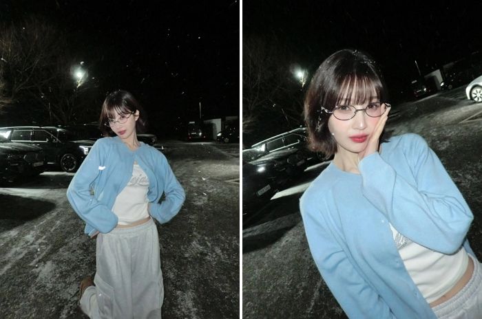 레드벨벳 조이, 눈 내리는 거리에서 ‘가냘픈 몸매’ 과시