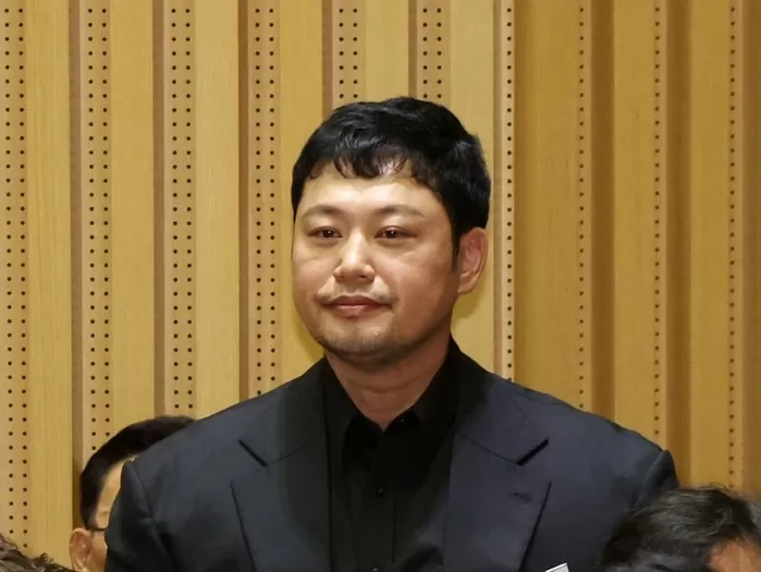 헬스트레이너 양치승이 23일 오후 서울 중구 서울시청에서 열린 국회 행정안전위원회 서울시청 국정감사에 자리하고 있다. 2025.10.23/뉴스1