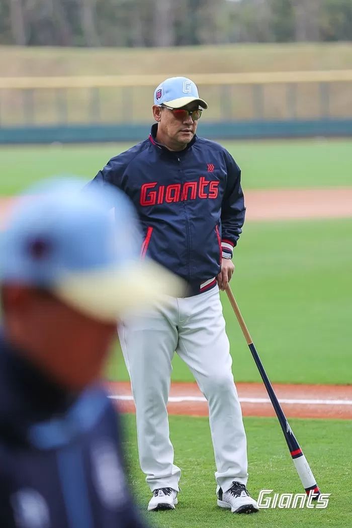 ▲ 김민재 코치 ⓒ롯데 자이언츠