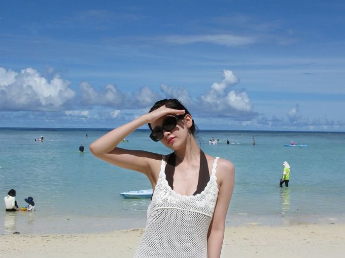 아이브 안유진, 휴가 떠나 수영복 입고 ‘건강+청량미’ 발산