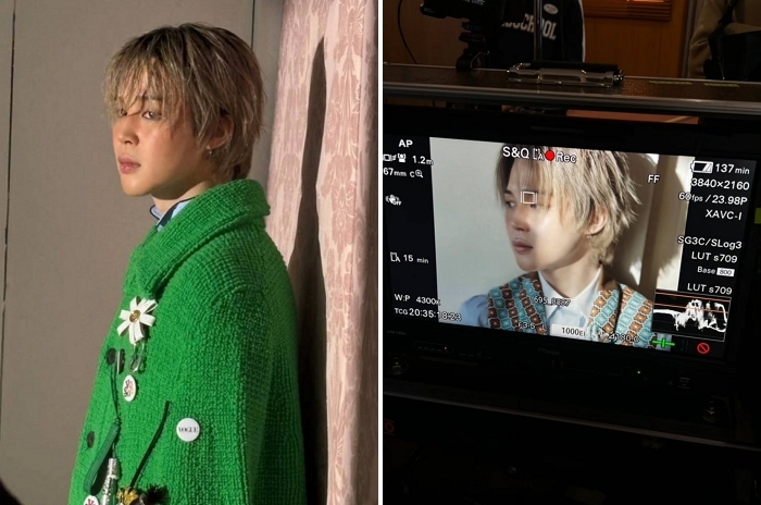 방탄소년단 지민, 비하인드컷도 화보급... 디올 입고 ‘비주얼 클래스’ 증명