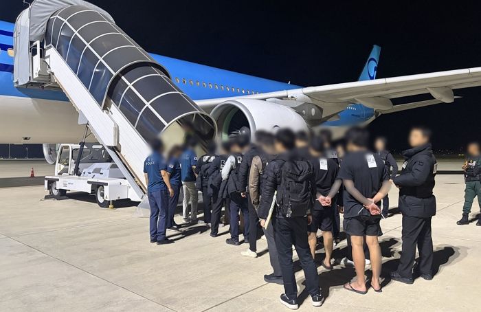 ‘캄보디아 범죄조직’ 한국인 73명 강제송환... 역대 최대 규모