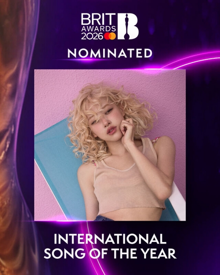 “미국 이어 영국도 뚫었다”... 로제, ‘아파트’로 英 최고 권위의 ‘브릿 어워드’ 후보 올랐다