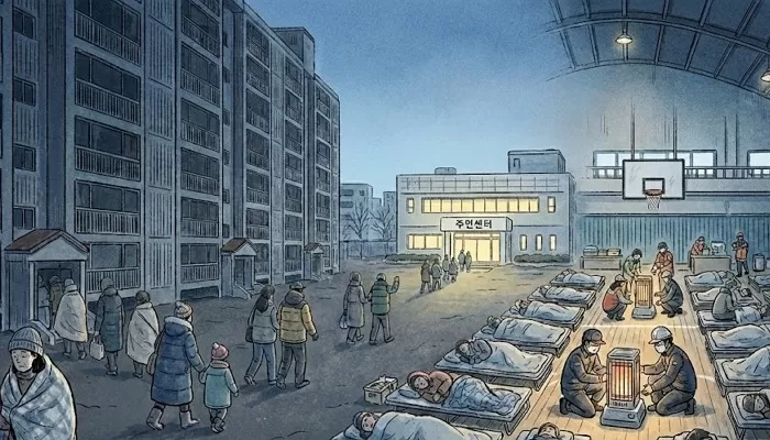 한파 속 구로구 오피스텔 939세대 20시간 ‘정전’... 결국 주민센터 강당까지 동원됐다