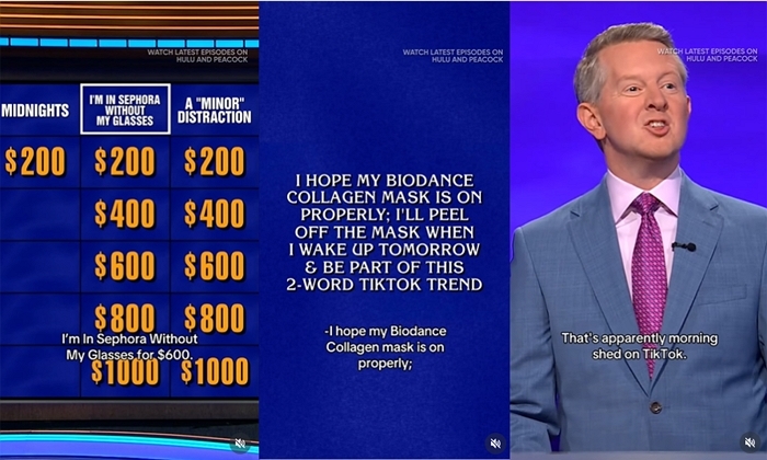 바이오던스, 미국 국민 퀴즈쇼 ‘제퍼디’ 등장… K-뷰티 대세 입증