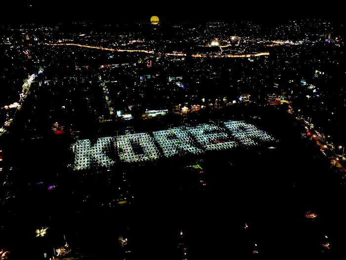 한화리조트 설악 쏘라노에 테슬라 1000대 집결... ‘K-라이트쇼 2026’ 개최