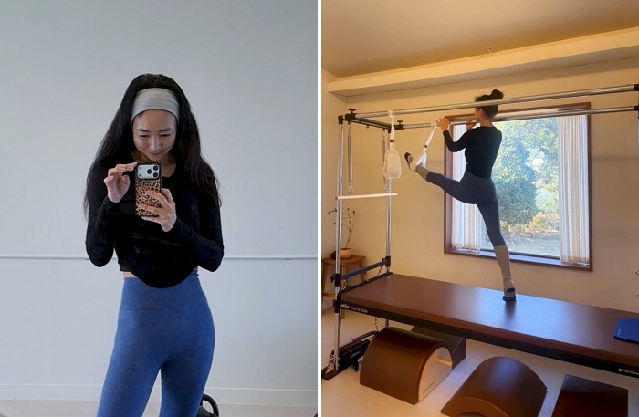 ‘49세’ 진재영, 고난도 필라테스로 ‘탄탄 몸매’ 과시